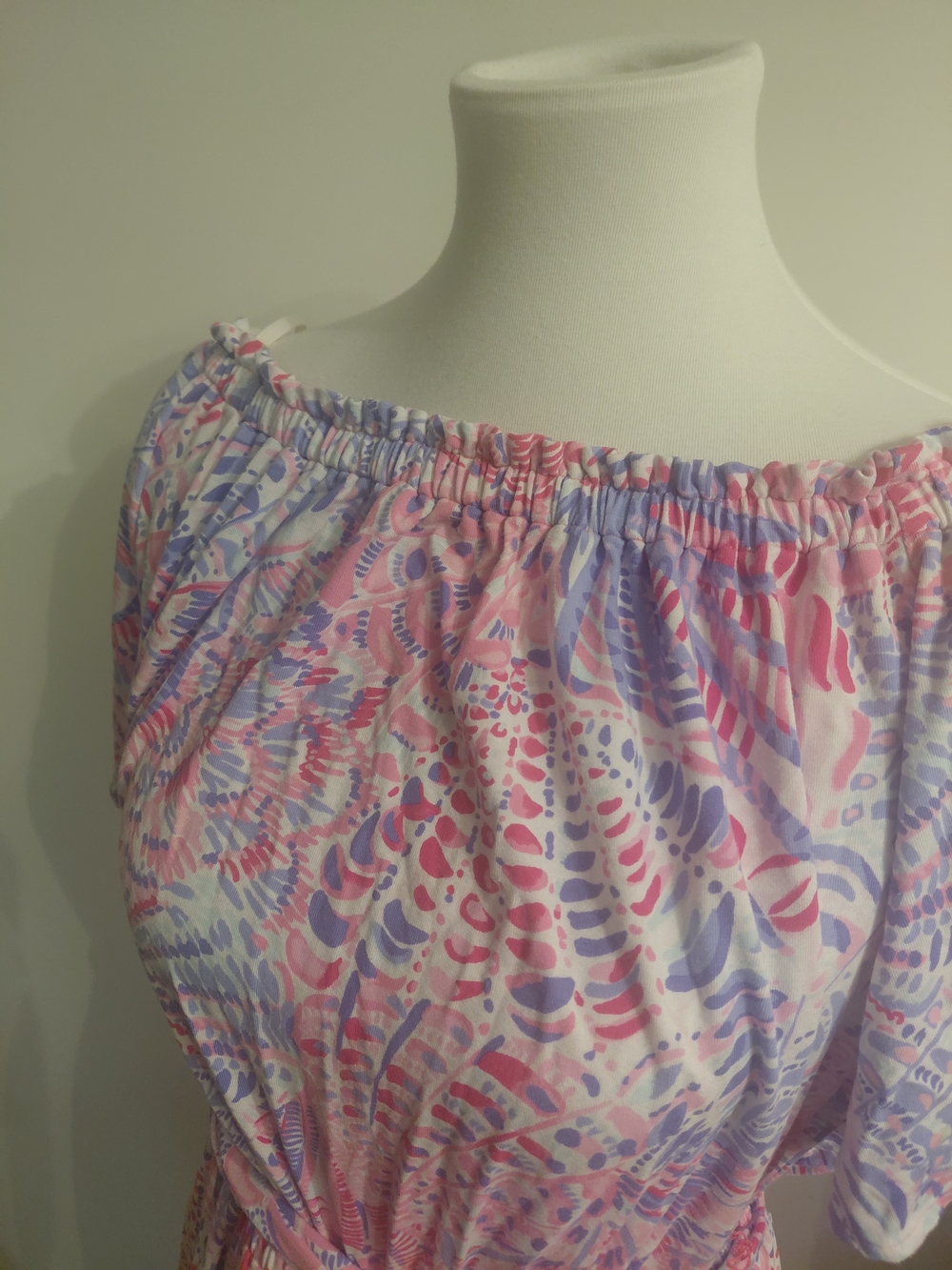 Lilly Pulitzer Moriah Pink and Lilac Printed Dress - Picture 4 of 6